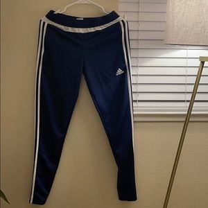 Navy Adidas Climacool soccer track pants